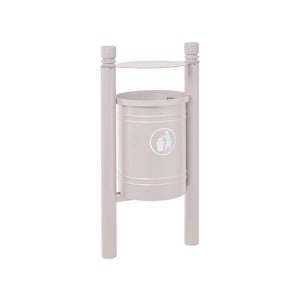 Corbeille Saintonge City 40 litres Procity - Avec seau tôle électrozinguée - Gris soie