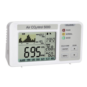 Moniteur de CO2 AIRCO2NTROL 5000 avec enregistreur de données TFA