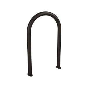 Appui vélos trombone Procity - Ø 60 mm - Sans signalétique - Peint/galva - Sur platines - Noir foncé