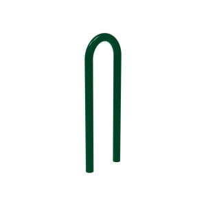 Appui vélos trombone Procity - Ø 50 mm - Peint/galva - Scellement direct - Vert mousse