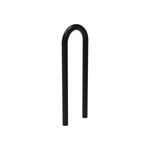 Appui vélos trombone Procity - Ø 50 mm - Peint/galva - Scellement direct - Noir foncé