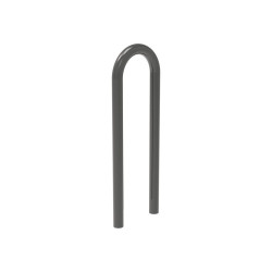 Appui vélos trombone Procity - Ø 50 mm - Peint/galva - Scellement direct - Gris Procity