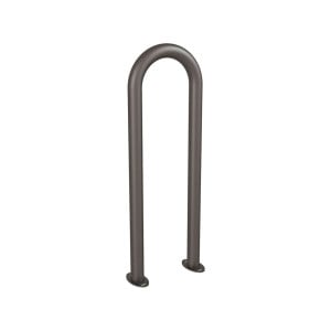 Appui vélos trombone Procity - Ø 50 mm - Peint/galva - Sur platines - Gris Procity