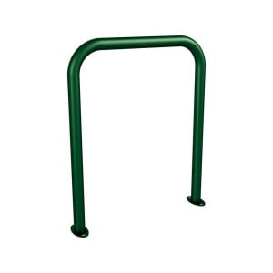 Arceau vélos simple Procity - Ø 50 mm - Peint/galva - Sur platines - Vert mousse