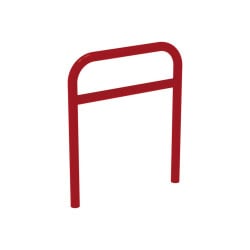 Arceau vélos renforcé Procity - Ø 50 mm - Peint/galva - Scellement direct - Rouge pourpre