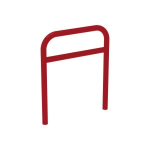 Arceau vélos renforcé Procity - Ø 50 mm - Peint/galva - Scellement direct - Rouge pourpre
