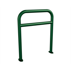 Arceau vélos renforcé Procity - Ø 50 mm - Peint/galva - Sur platines - Vert mousse