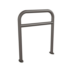 Arceau vélos renforcé Procity - Ø 50 mm - Peint/galva - Sur platines - Gris Procity
