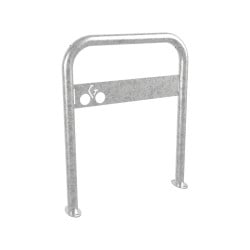 Arceau vélos avec signalétique Procity - Ø 50 mm - Galva - Sur platines