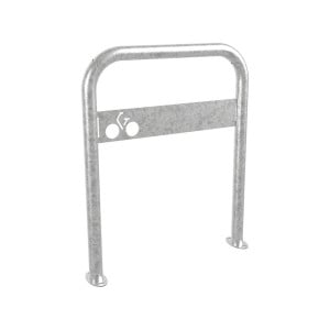Arceau vélos avec signalétique Procity - Ø 50 mm - Galva - Sur platines