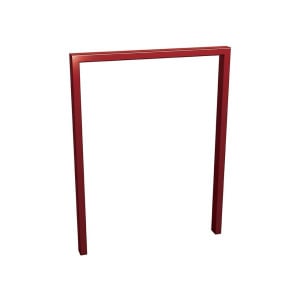Appui vélos Milan Procity - 50 x 30 mm - Peint/galva - Scellement direct - Rouge pourpre