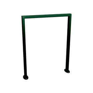Appui vélos Milan Procity - 50 x 30 mm - Version classique - Peint/galva - Sur platines - Vert mousse