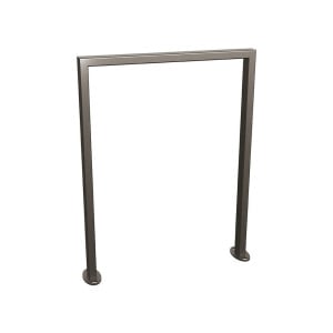 Appui vélos Milan Procity - 50 x 30 mm - Version classique - Peint/galva - Sur platines - Gris Procity