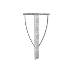 Appui vélos Lisbonne Procity - 80 x 40 mm - Galva - Scellement direct