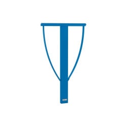 Appui vélos Lisbonne Procity - 80 x 40 mm - Peint/galva - Scellement direct - Bleu gentiane