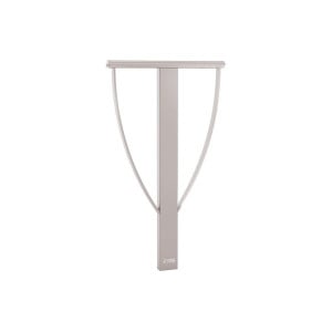 Appui vélos Lisbonne Procity - 80 x 40 mm - Peint/galva - Scellement direct - Gris soie