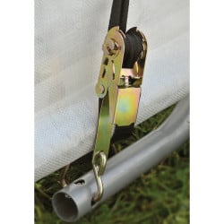Abri de jardin souple gris en toile imperméable 3,24m² ShelterLogic
