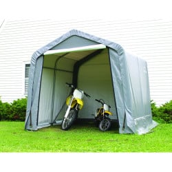Abri de jardin souple gris en toile imperméable 5,76m² ShelterLogic