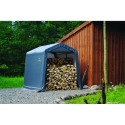 Abri de jardin souple gris en toile imperméable 5,76m² ShelterLogic