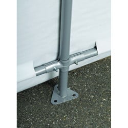 Abri de jardin souple gris en toile imperméable 5,76m² ShelterLogic