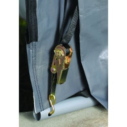 Abri de jardin souple gris en toile imperméable 5,76m² ShelterLogic