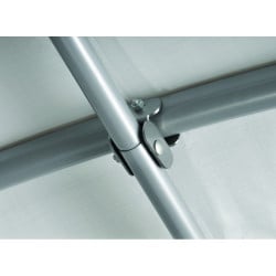 Abri de jardin souple gris en toile imperméable 5,76m² ShelterLogic