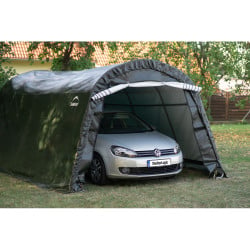 Garage souple vert en toile imperméable 18,3m² ShelterLogic