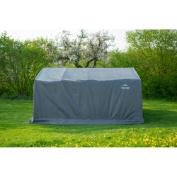Garage souple gris en toile imperméable 18,13m² ShelterLogic