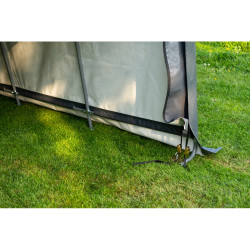 Garage souple gris en toile imperméable 18,13m² ShelterLogic