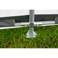 Garage souple gris en toile imperméable 18,13m² ShelterLogic