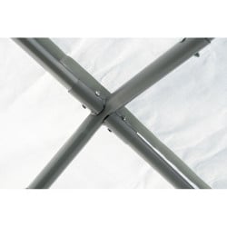 Garage souple gris en toile imperméable 18,13m² ShelterLogic