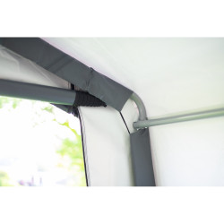 Garage souple gris en toile imperméable 18,13m² ShelterLogic