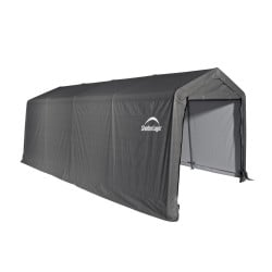 Garage souple gris en toile imperméable 18,3m² ShelterLogic