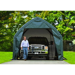 Garage souple vert en toile imperméable 23,8m² ShelterLogic