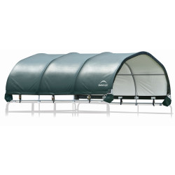 Toit vert en toile imperméable pour enclos pour chevaux ShelterLogic