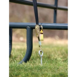 Toit vert en toile imperméable pour enclos pour chevaux ShelterLogic