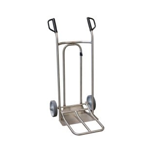 Diable FIMM inox bavette mixte 250 kg roues gris non tachant