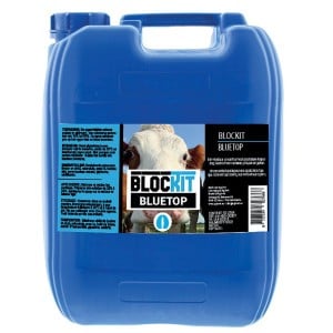 Liquide concentré Blockit Bluetop - Pour le soin des onglons - Bidon 10 Litres