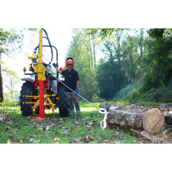 Fendeuse de bûches XYLO-SR 17 PH avec treuil hydraulique Rabaud