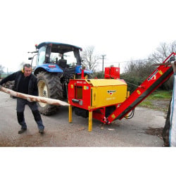 Appointeuse de pieux BIFACE 350 CH avec centrale hydraulique Rabaud