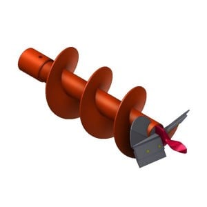 Vrille à lames pas à droite - longueur 1100 mm Ø350 Rabaud