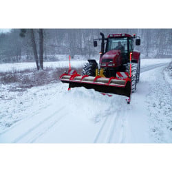Lame de déneigement SNOWNET 2000 Rabaud + Attache tracteur 3 points avant