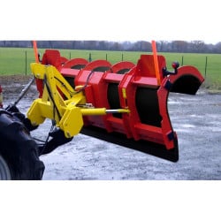 Lame de déneigement SNOWNET 2500 Rabaud + Attache tracteur 3 points avant