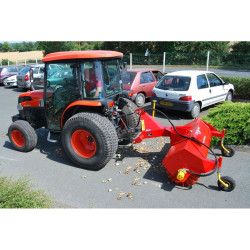Balayeuse SUPERNET 1600 A Rabaud - fibre mixte + Attelage 3 points arrière