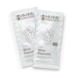 Solution de nettoyage pour électrodes, dépôts de vin Hanna Instruments - 25 sachets de 20 mL