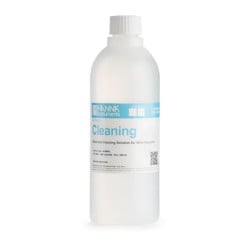 Solution de nettoyage pour électrodes, dépôts de vin (tartre) Hanna Instruments - bouteille 500 mL