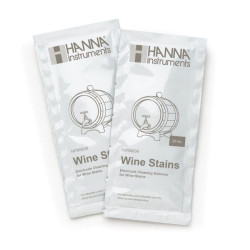 Solution de nettoyage pour électrodes, taches de vin Hanna Instruments - 25 sachets de 20 mL