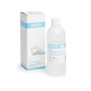 Solution de nettoyage pour électrodes, taches de vin (tannins) Hanna Instruments - bouteille 500 mL
