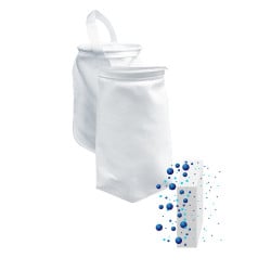 Poche de filtration feutre QUALIPOCHE F - taille 10 - 25µm - anneau injecté profil 4 [PES] Quali-filtres