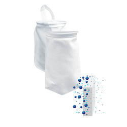 Poche de filtration feutre QUALIPOCHE F - taille 10 - 200µm - anneau torique en acier inoxydable Quali-filtres